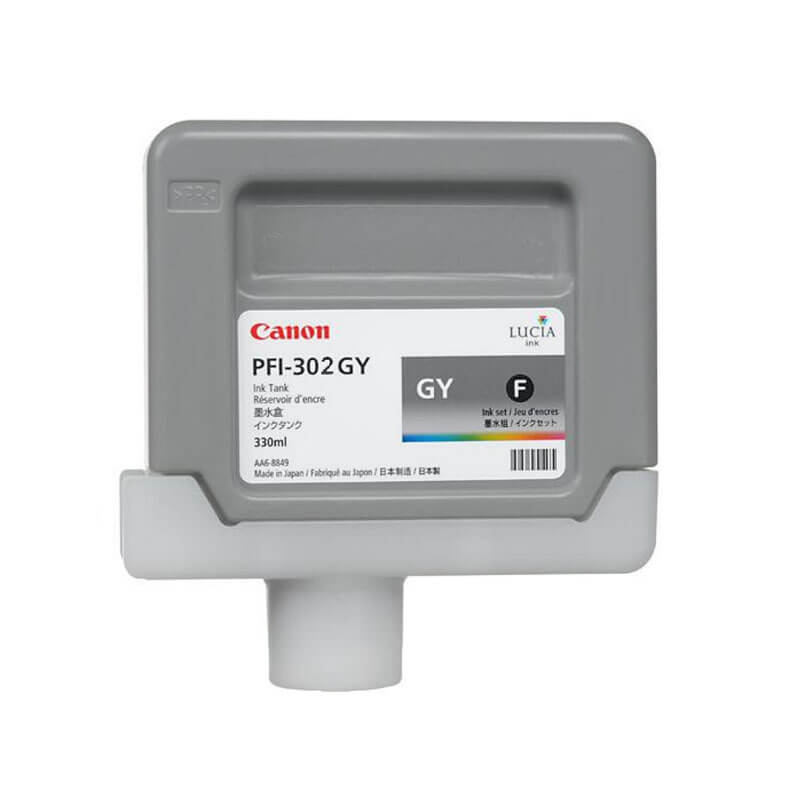 Canon PFI-302 Grey Ink Catridge