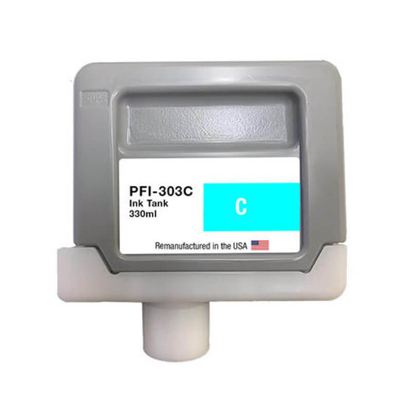 Original Canon PFI-303 Cyan Ink Cartridge