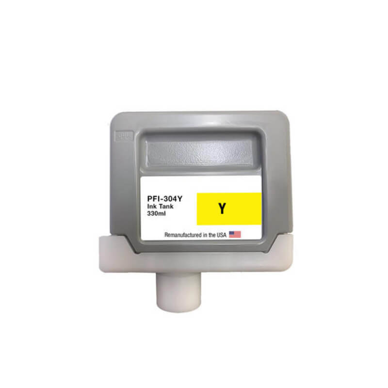 Original Canon PFI-304 Yellow Ink Cartridge