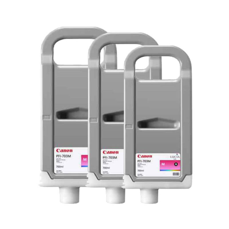 Original Canon PFI-703 Magenta (3 PCS) Ink Cartridge