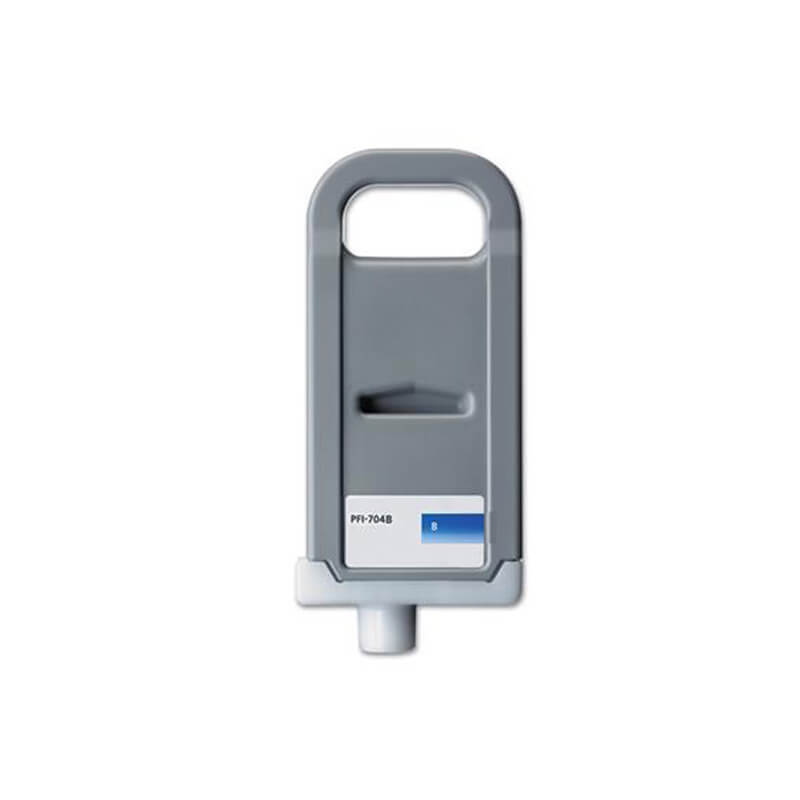 Original Canon PFI-704 Blue Ink Cartridge.