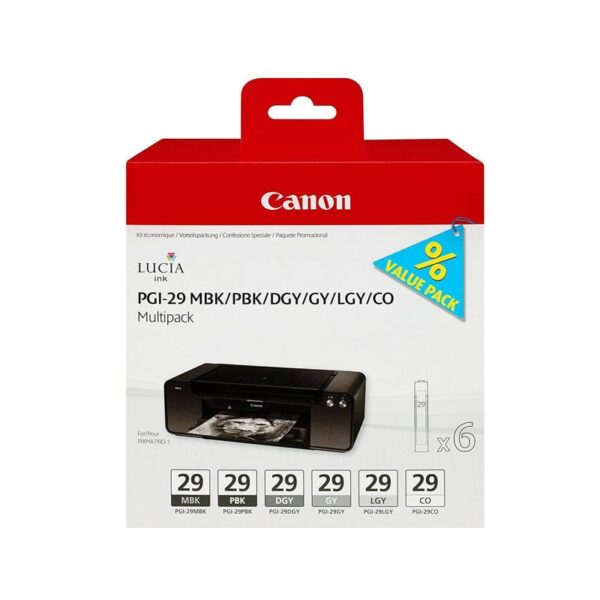 Canon PGI-29 Multipack Ink Cartridge with Chroma Optimiser