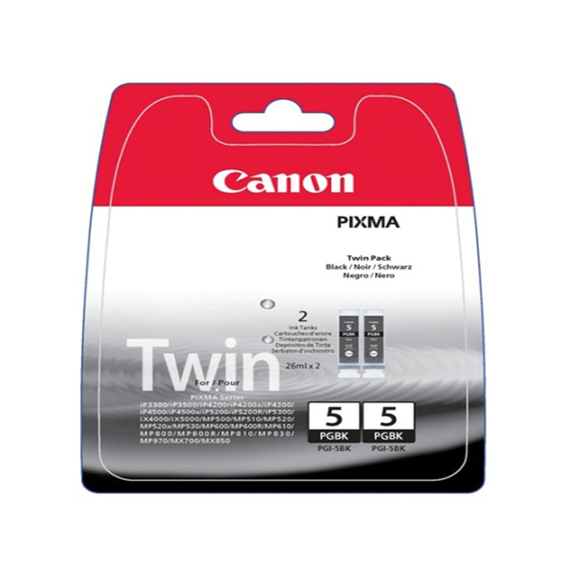 Canon PGI-5 Black Twinpack Ink Cartridge