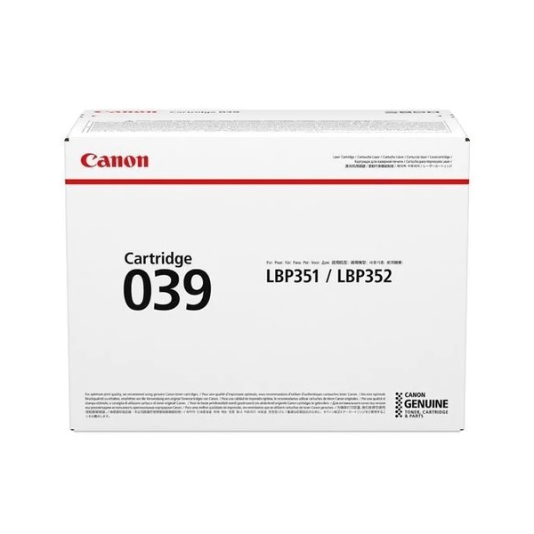 Original Canon CRG 039 BK Toner Cartridge
