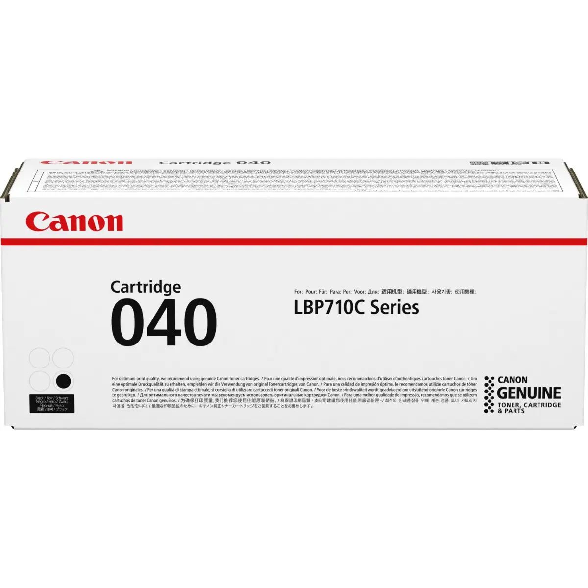 Original Canon CRG 040 BK Toner Cartridge