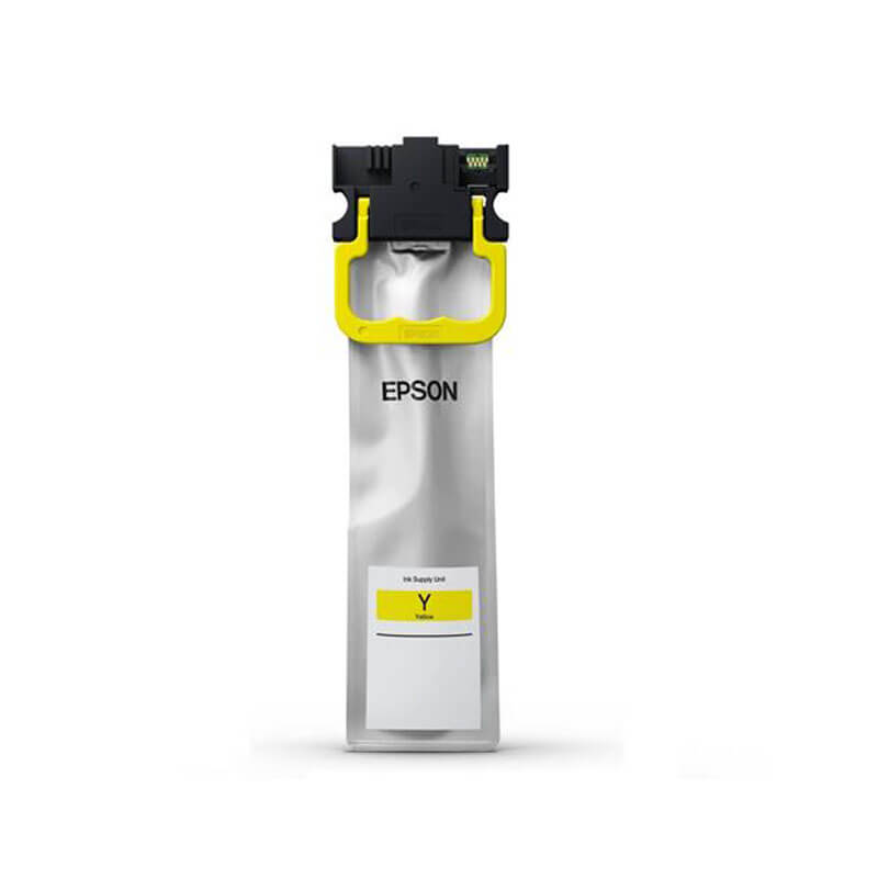 Original Epson T01C4 XL Yellow Ink Bag