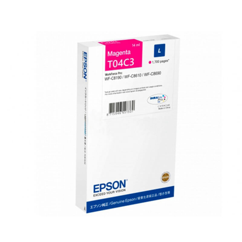 Original Epson T04C3 L Magenta Ink Cartridge
