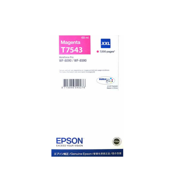 Original Epson T7543 XXL Magenta Ink Cartridge