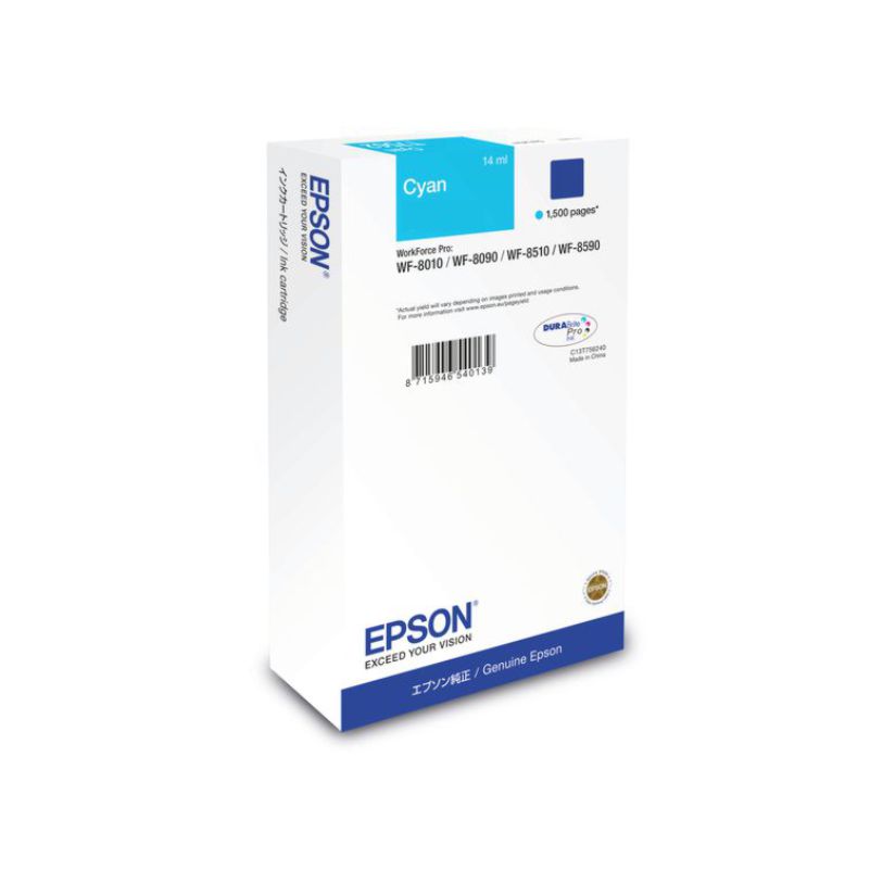 Original Epson T7553 XL Cyan Ink Cartridge