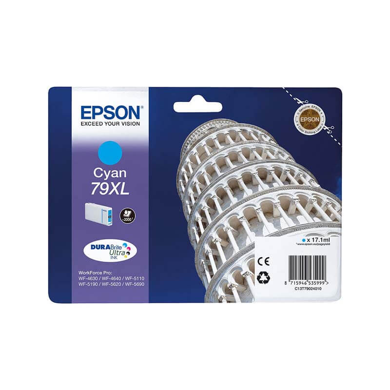 Original Epson T7902 XL Cyan Ink Cartridge