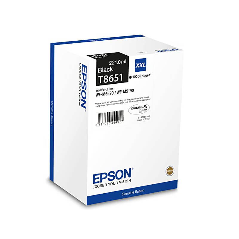 Original Epson T8651 XXL Black Ink Cartridge