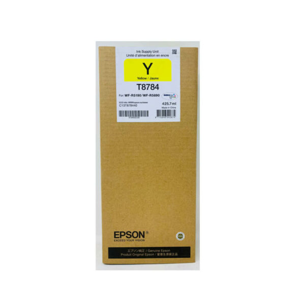 Epson T8784 XXL Yellow Ink Cartridge