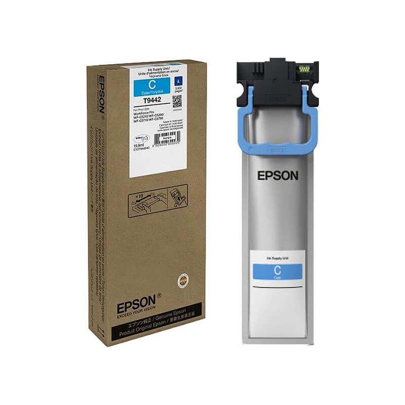 Original Epson T9442 L Cyan Ink Bag