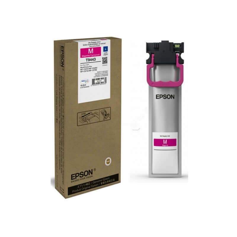 Original Epson T9443 L Magenta Ink Bag