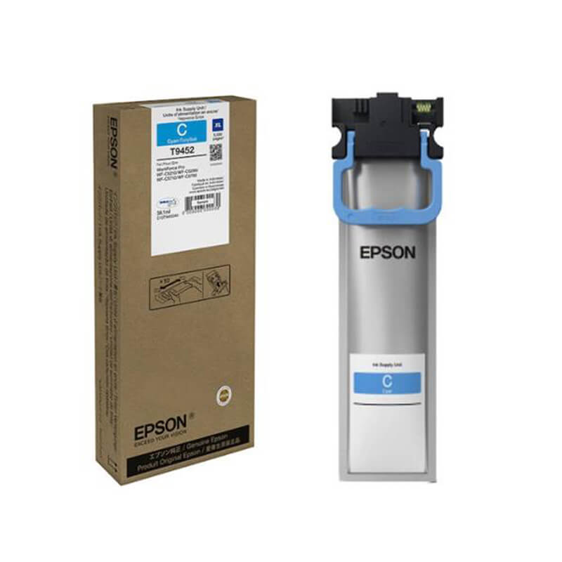 Original Epson T9452 XL Cyan Ink Bag
