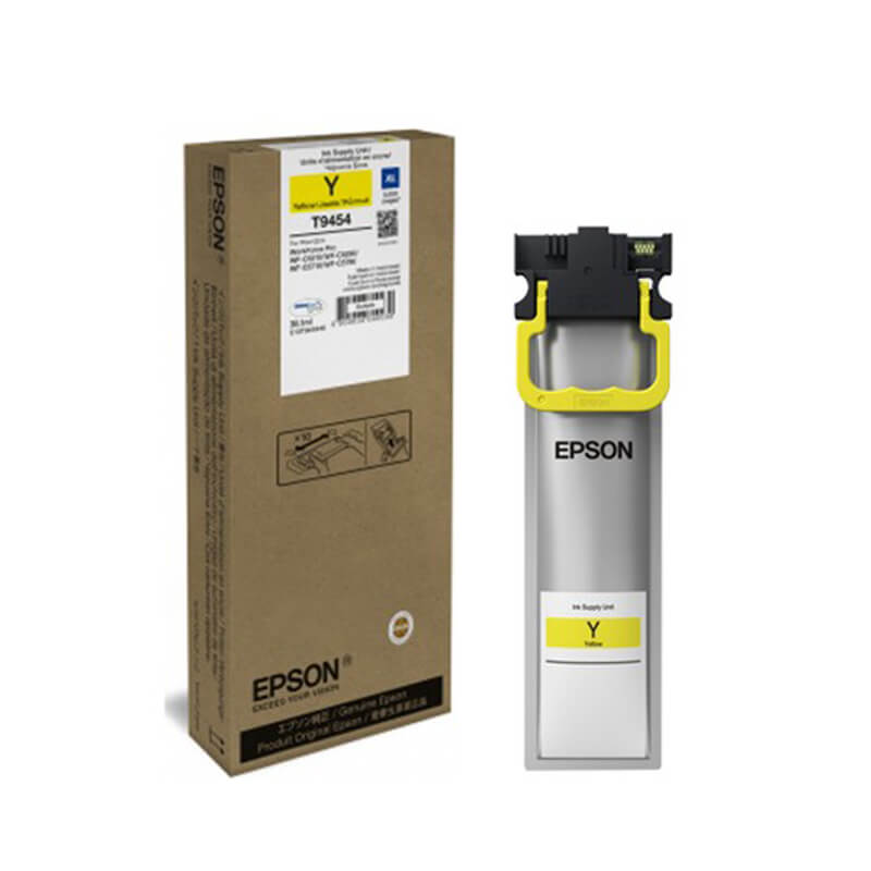 Original Epson T9454 XL Yellow Ink Bag
