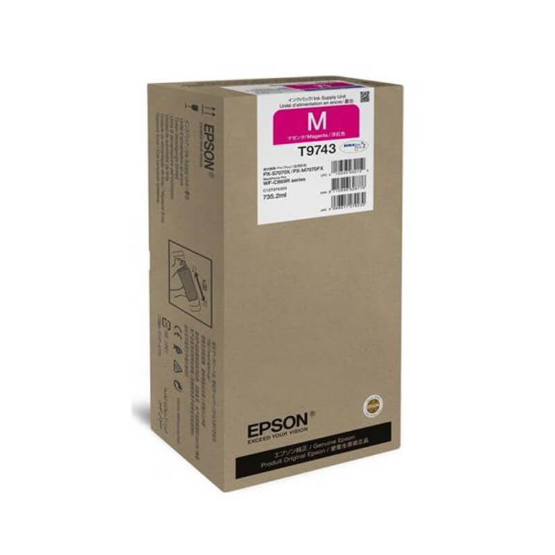 Original Epson T9743 XXL Magenta Ink Bag