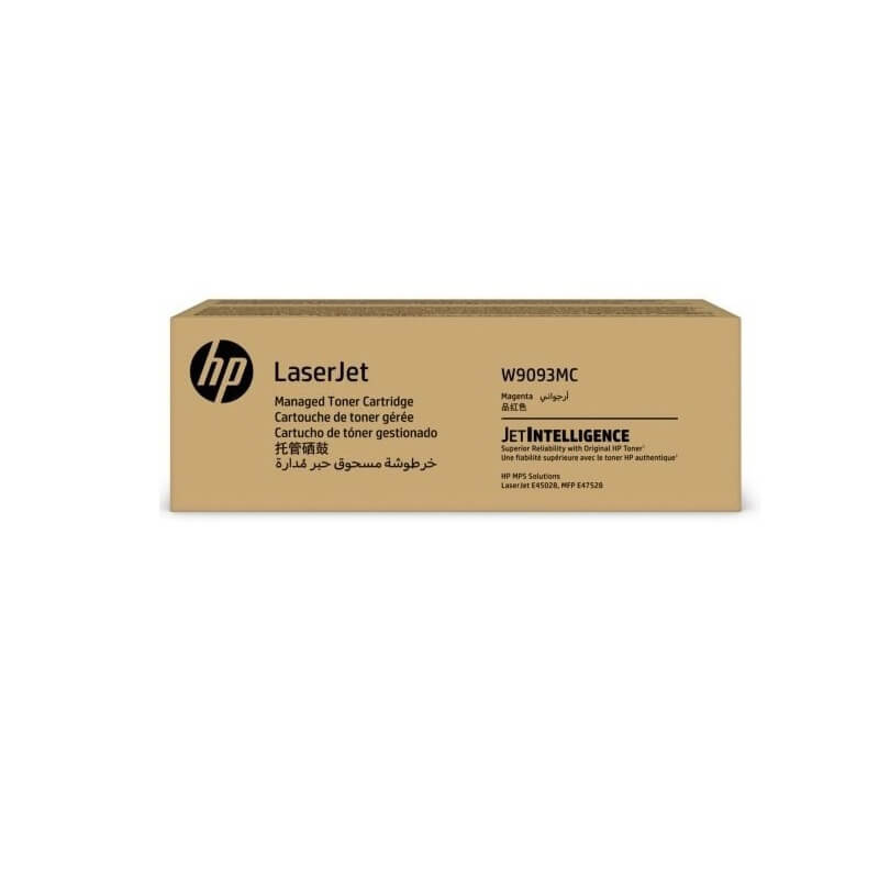 Original W9093MC HP Magenta Managed LaserJet Toner Cartridge