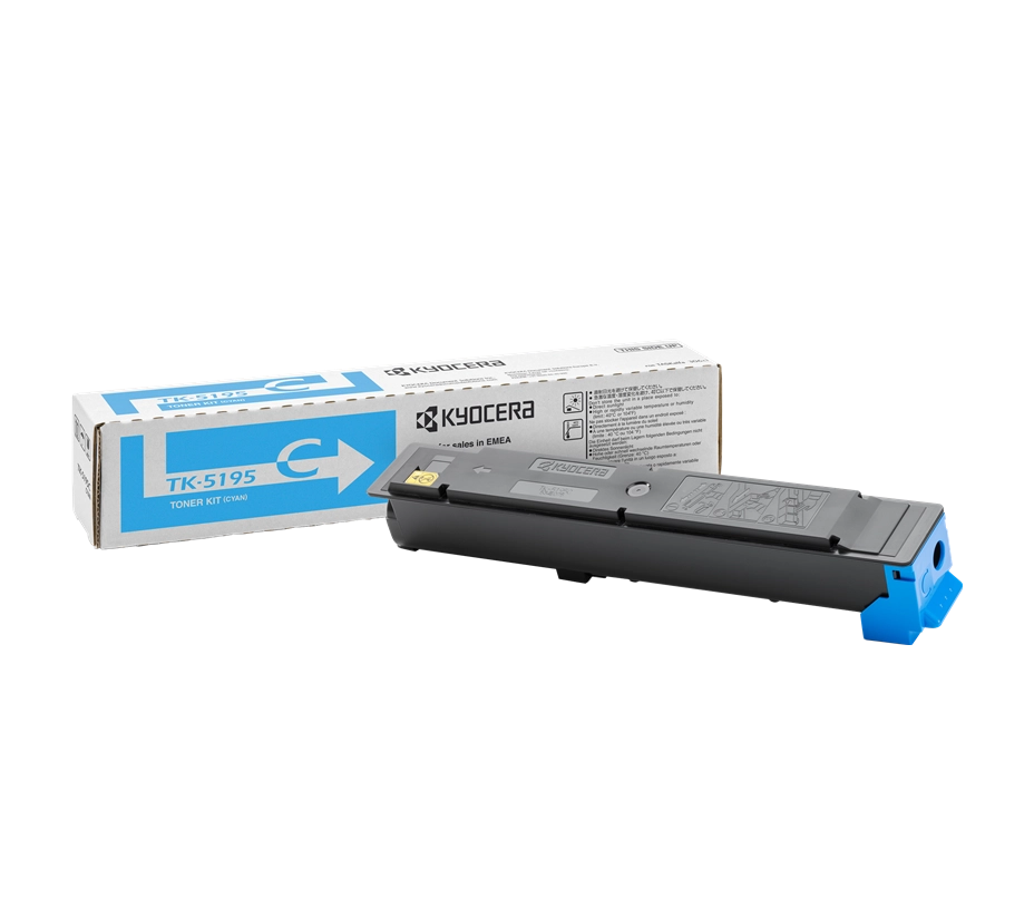 Original Kyocera TK-5195C Cyan Toner Cartridge