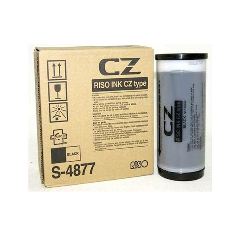 Original Riso S4877E Black Ink Cartridge