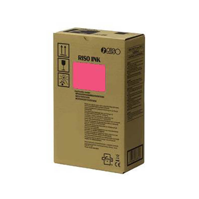 Original Riso S8128E Flourescent Pink Ink Cartridge